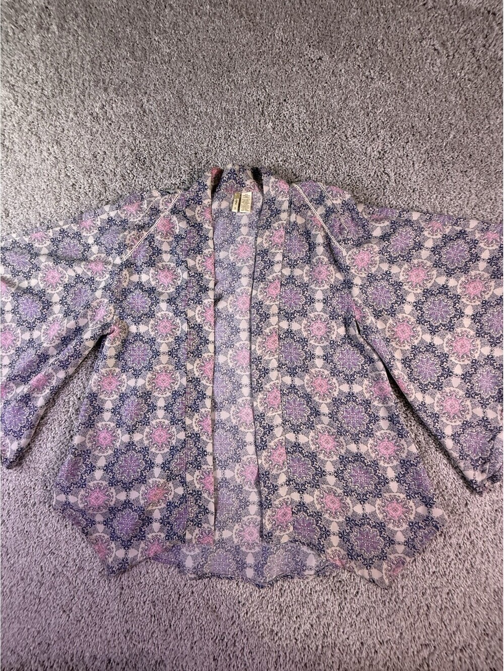 Japna Kimono Women’s Size Small Floral Print Spring Boho
